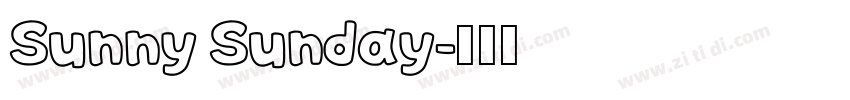 Sunny Sunday字体转换